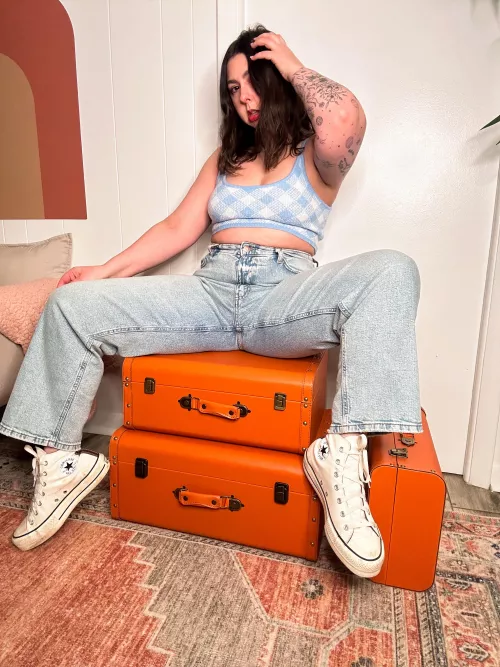 These suitcases are full of chucks