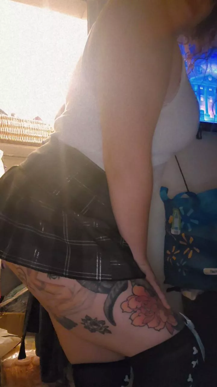 Thigh highs go with school girl skirts right?