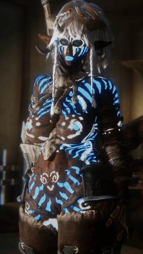 Wonders why everyone gave her the looks as she walked into the tavern