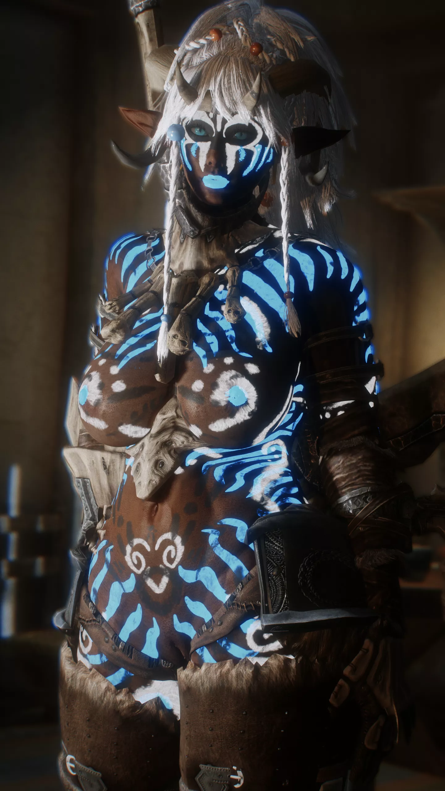 Wonders why everyone gave her the looks as she walked into the tavern