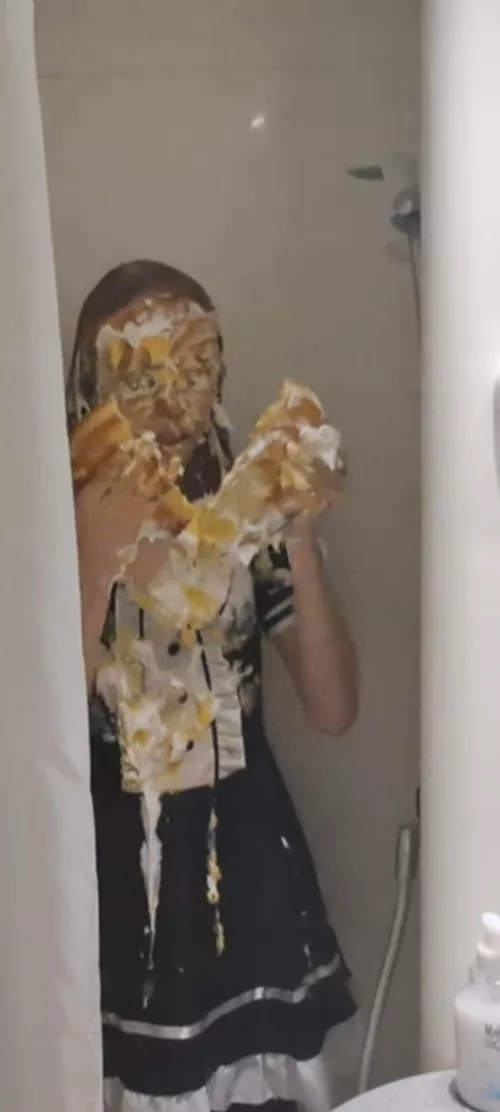 A different, messier shot from my recent pieing