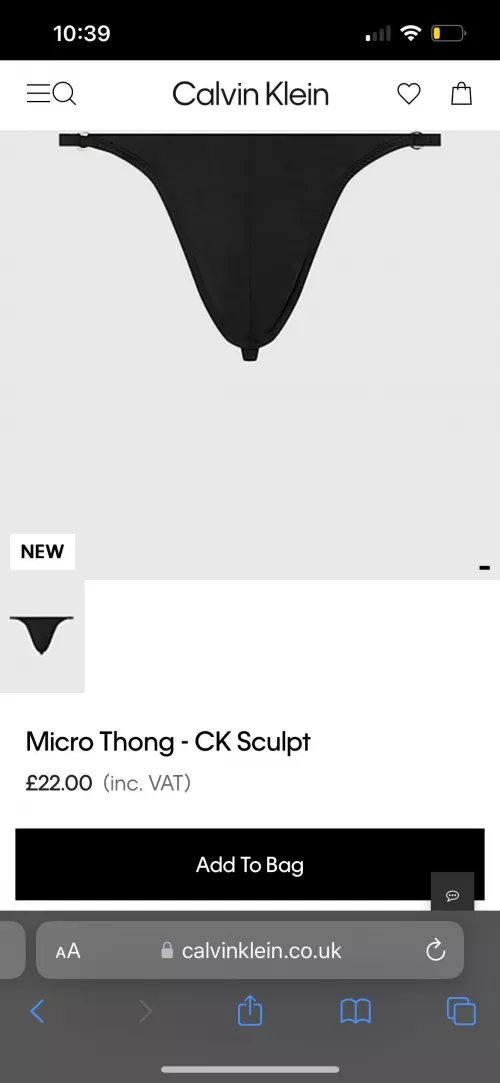 Anyone tried the new Sculpt ck thong yet?
