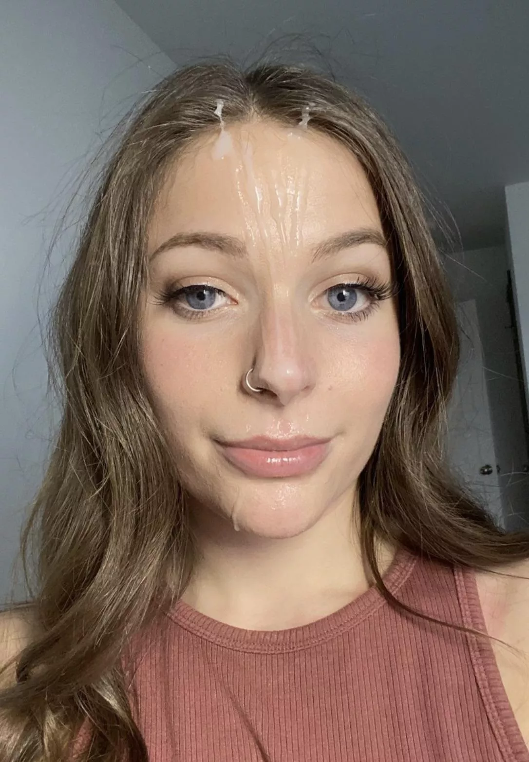 Got a facial from a straight shooter