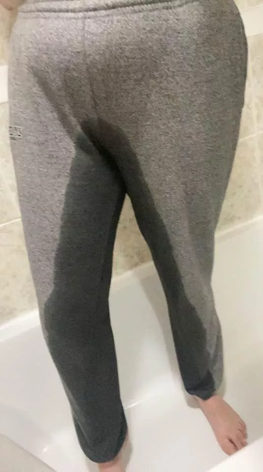 Got a little too comfy and had an ‘accident’🙈