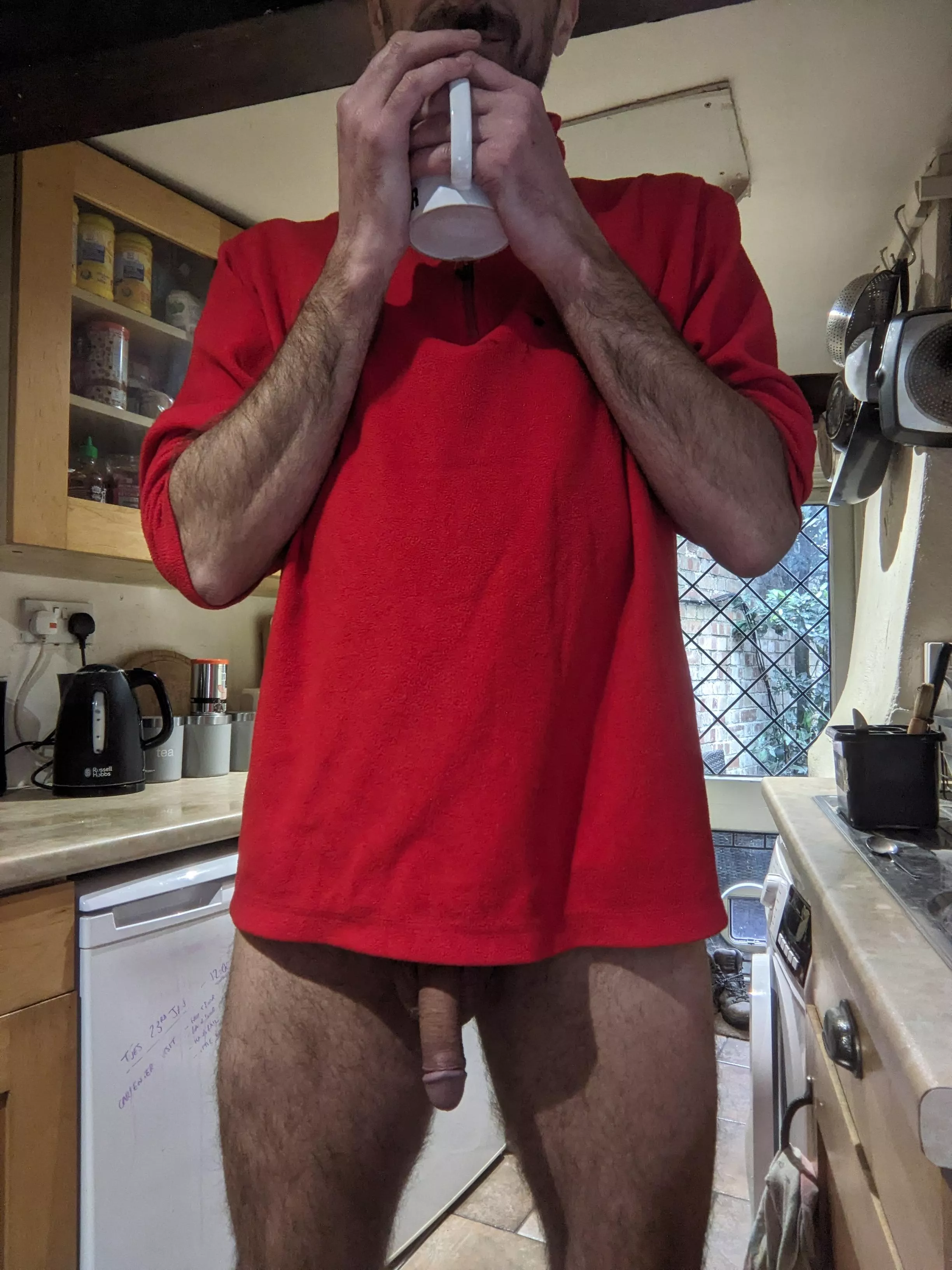 Hairy forearms for a cold day