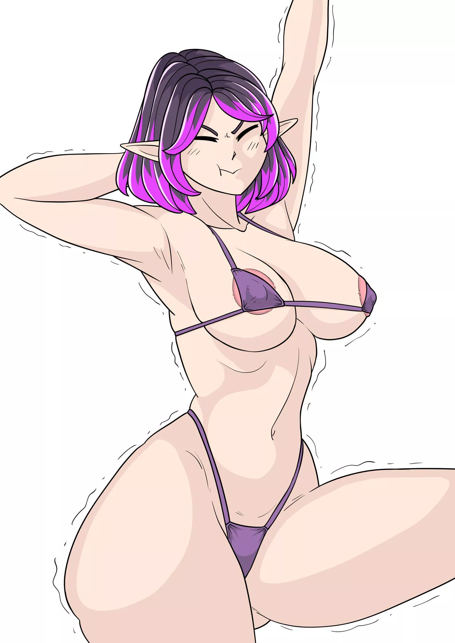 Skye does a big stretch (Stepyon)