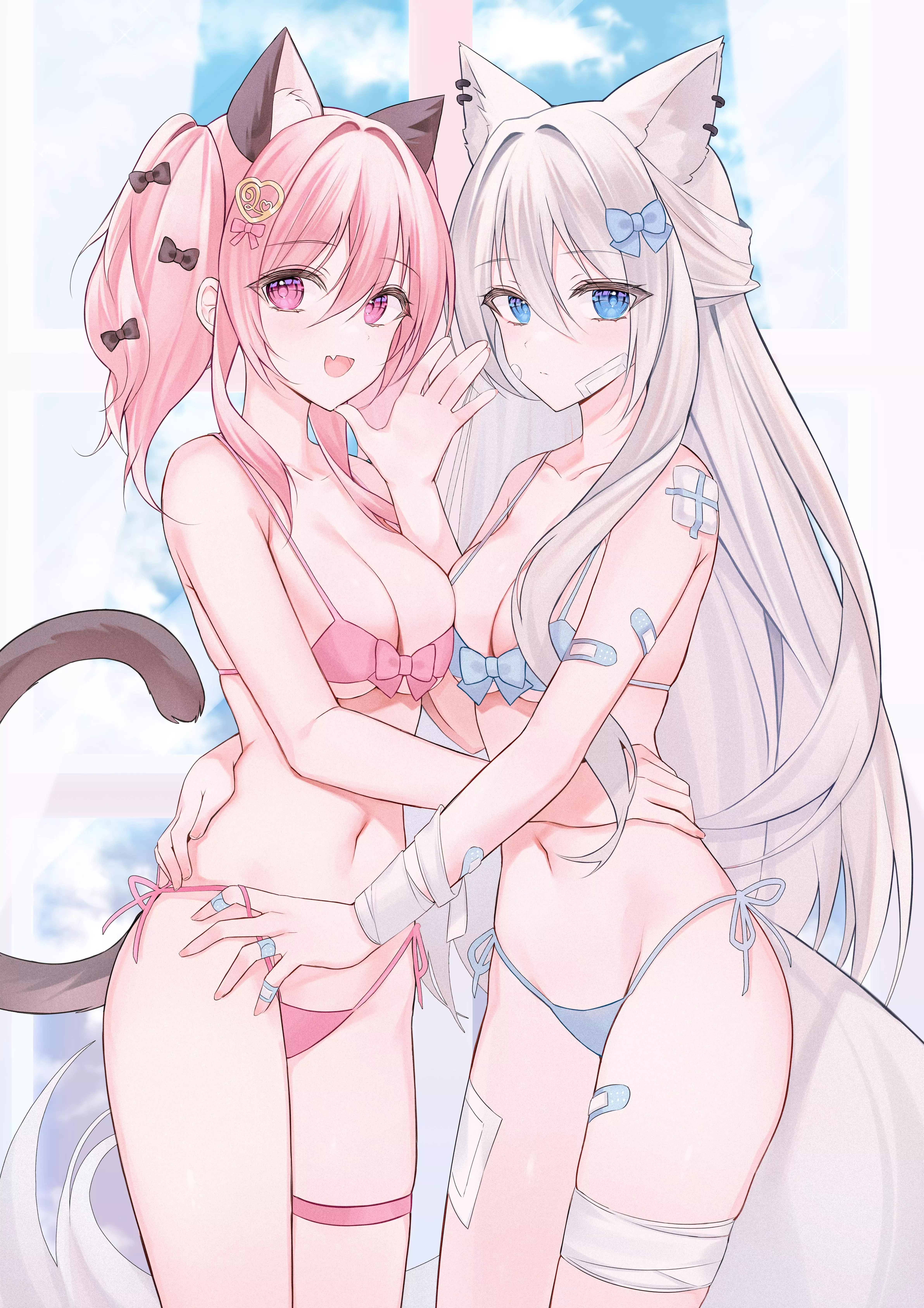 2 cute nekos
