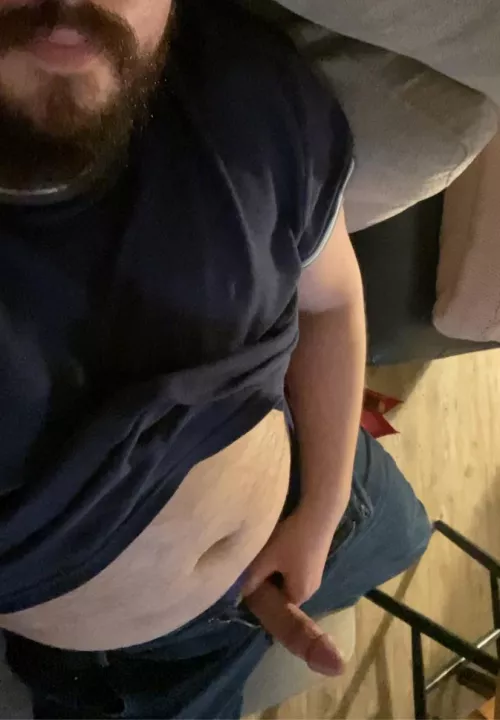 Been slapping it on my belly, wishing I was slapping it on your face