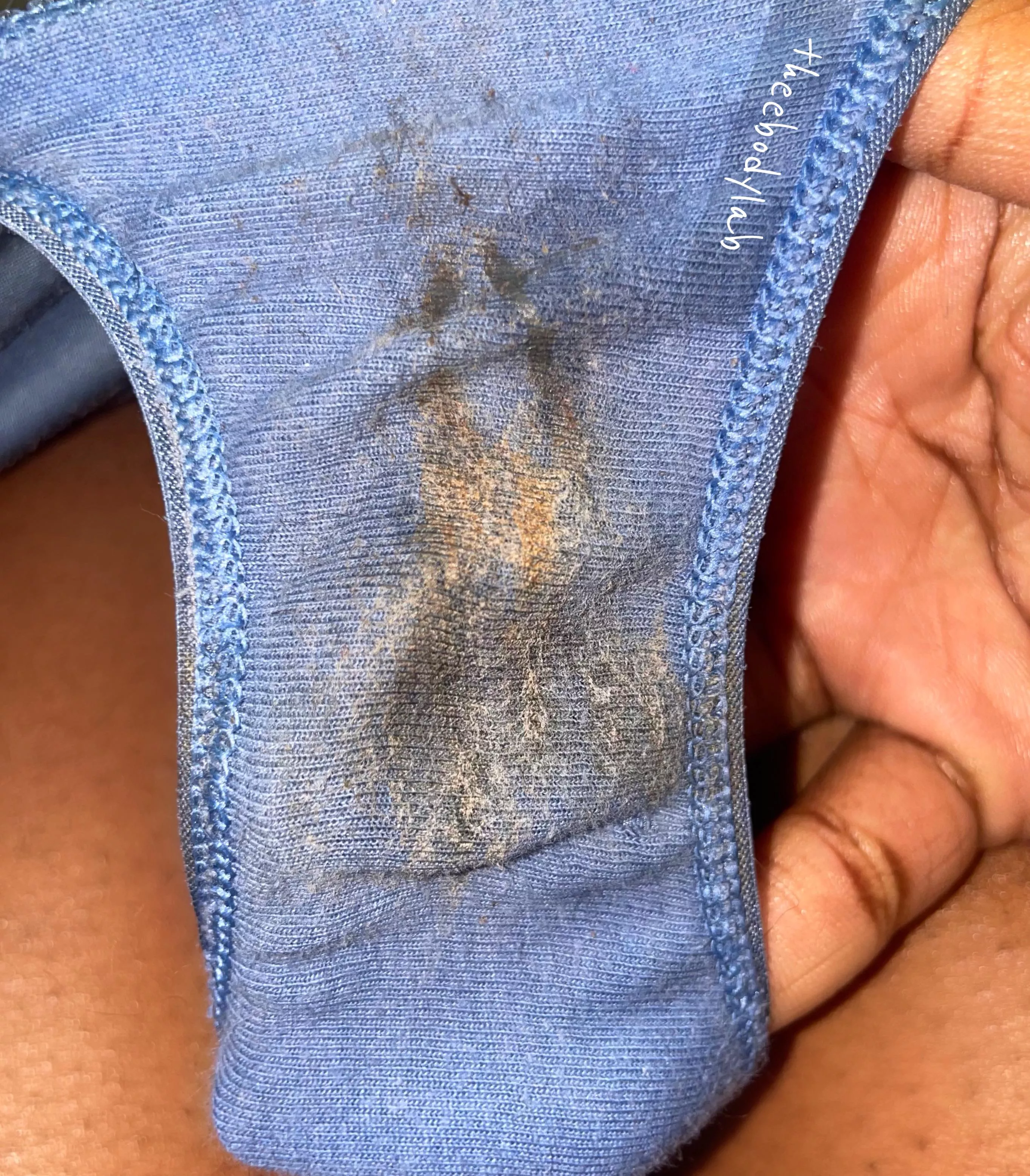 Blue panties turning colors for you [OC]