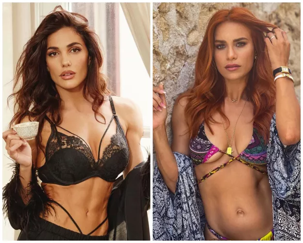 Brunette vs Redhead, Who would win in a match with the stipulation you prefer?