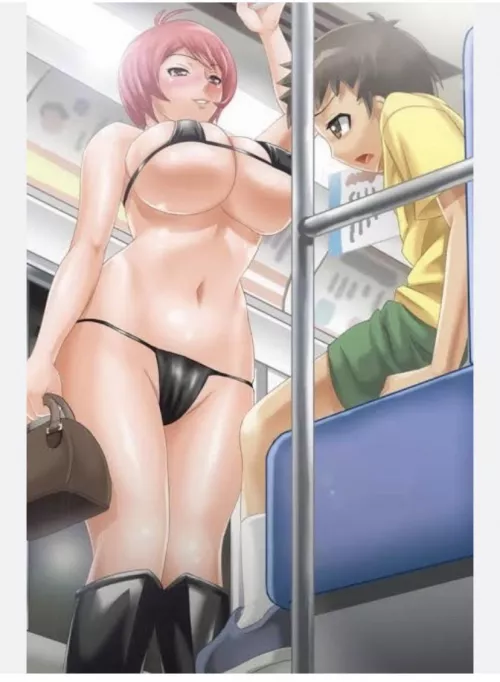 I ordered my gf to go out like this since she wasn't behaving good!