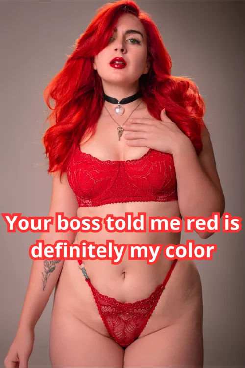 It also makes me quite slutty wearing it! Don't you agree?