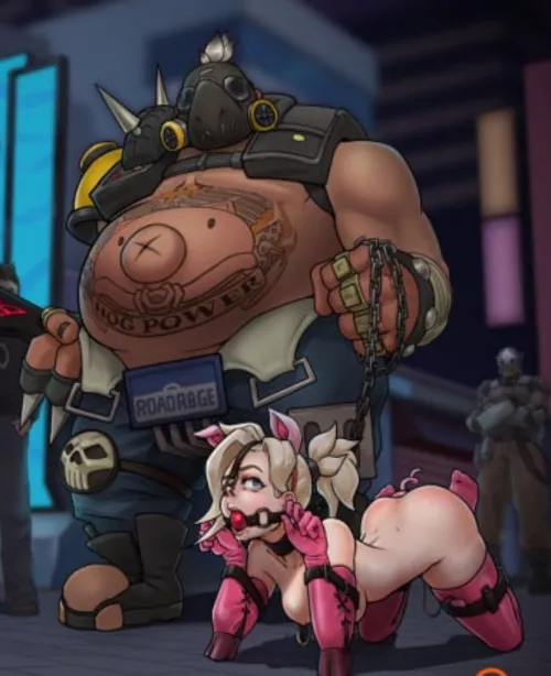 To be the healslut/pet of a tank, you need a bitchsuit, to be gagged and stuff for the long walks outside.