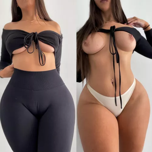 Before the gym vs. after