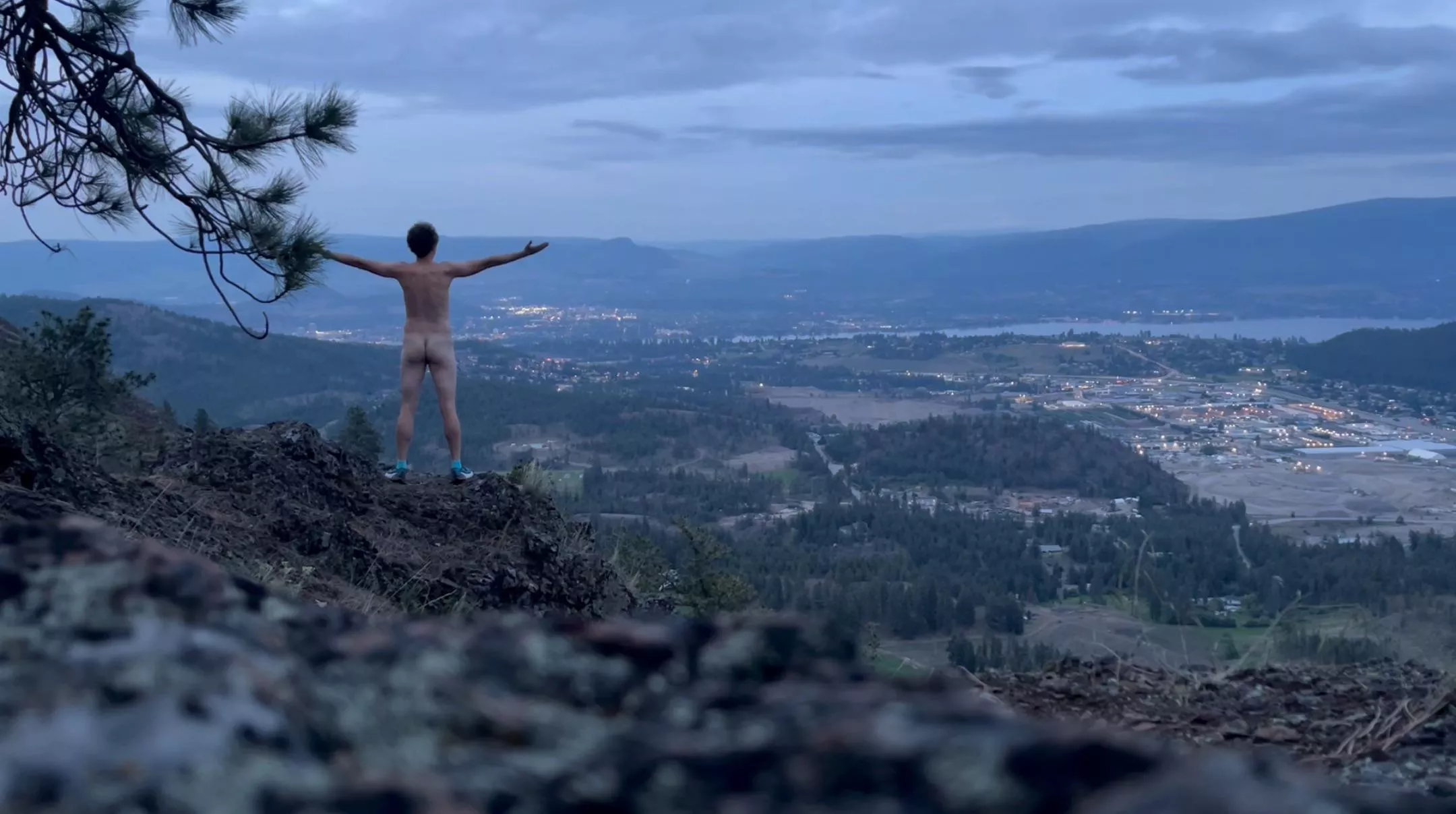 Got in an evening hike and views of the town