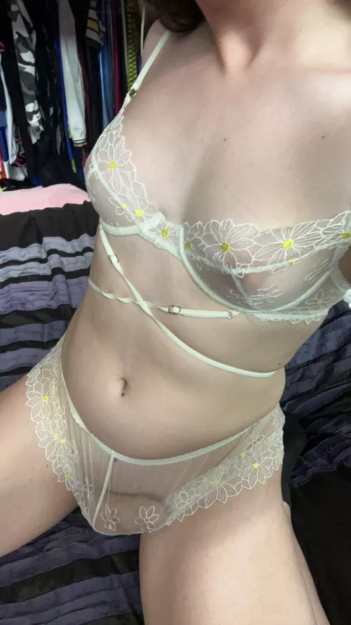 I feel so cute and sexy on this lingerie