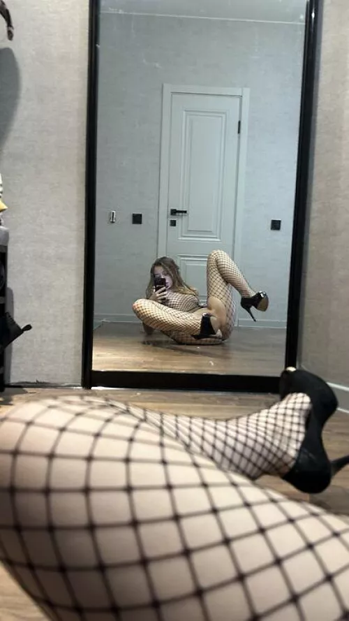 I get so slutty when I wear these nets