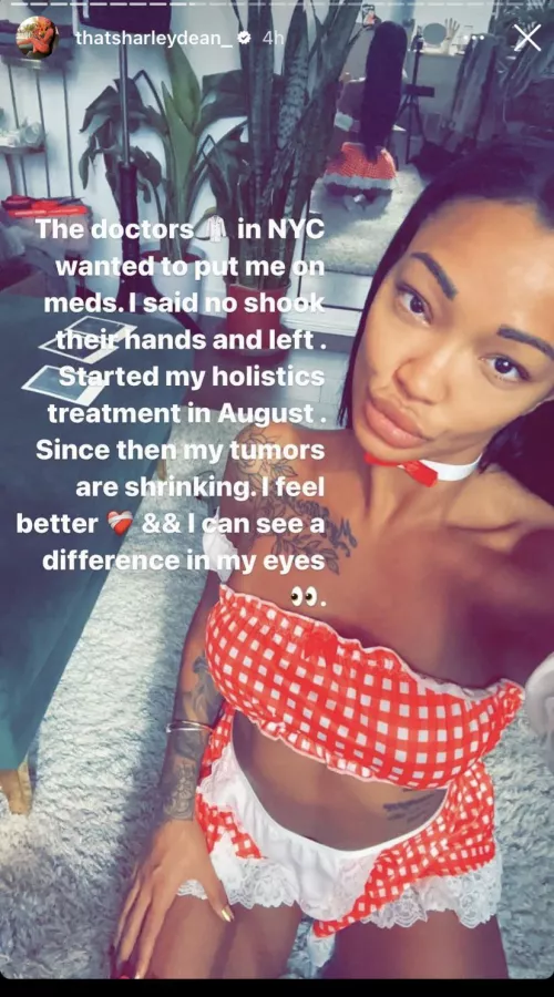 ???? Is she ok? Tumors?