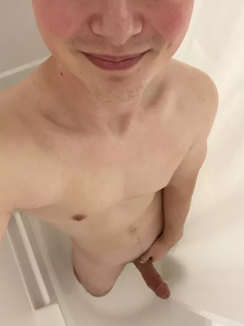 Join me in the shower. Pms open