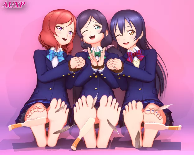 Maki Nishikino, Nozomi Tojo and Umi Sonoda (Love Live!) [Artist: AUXP]