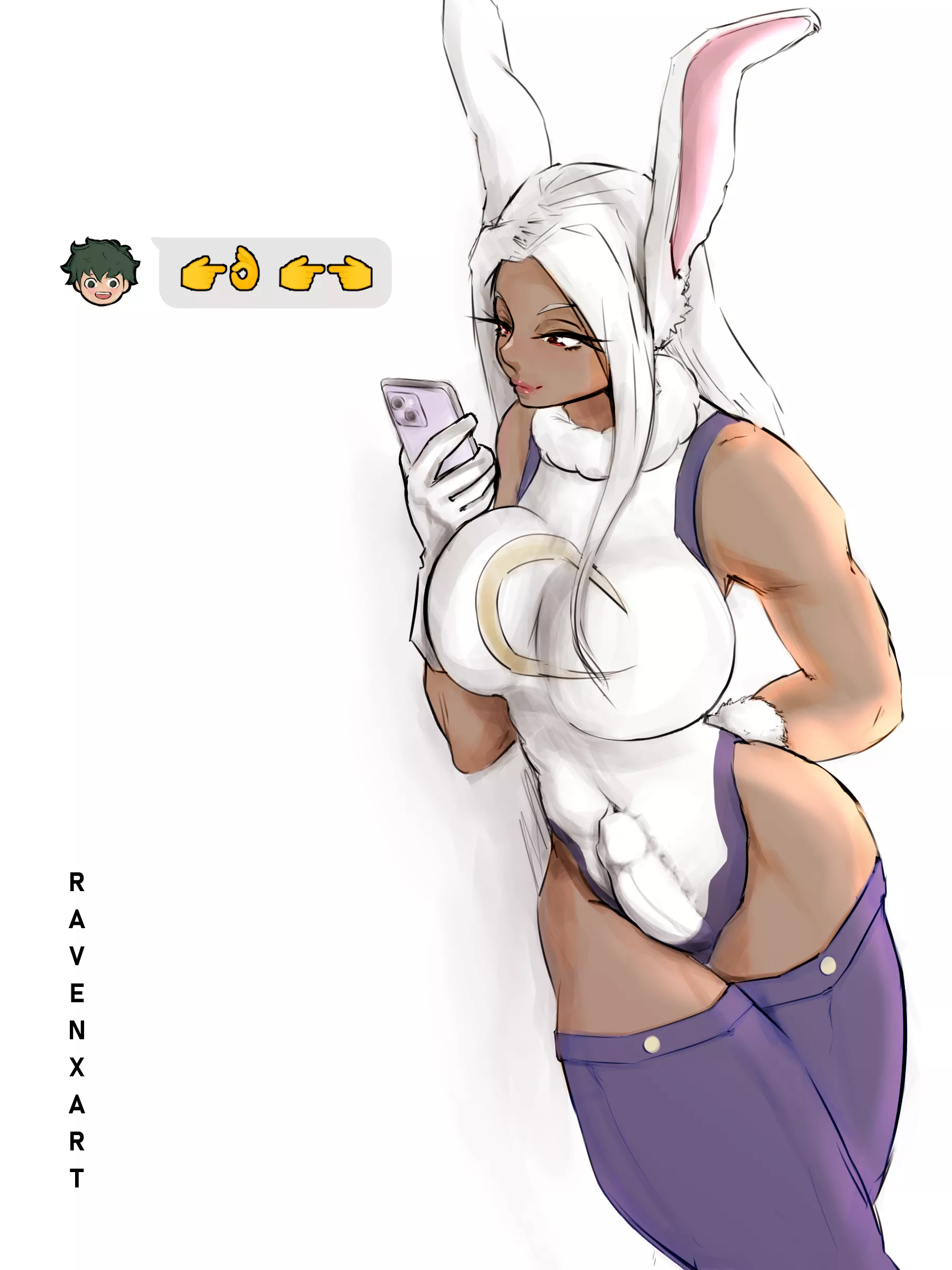 Mirko definitely has a favourite student (art by me)