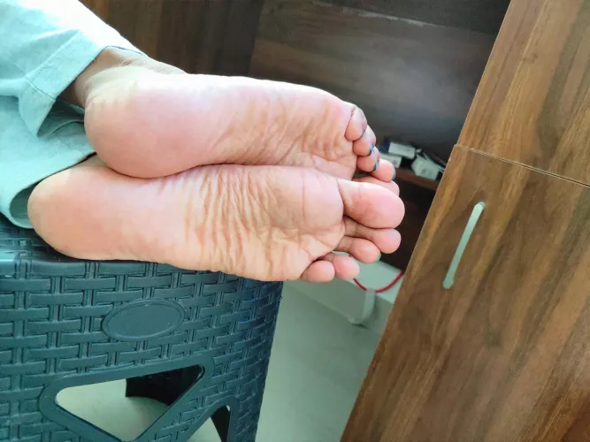 My Indian paws resting after a long day at work👣