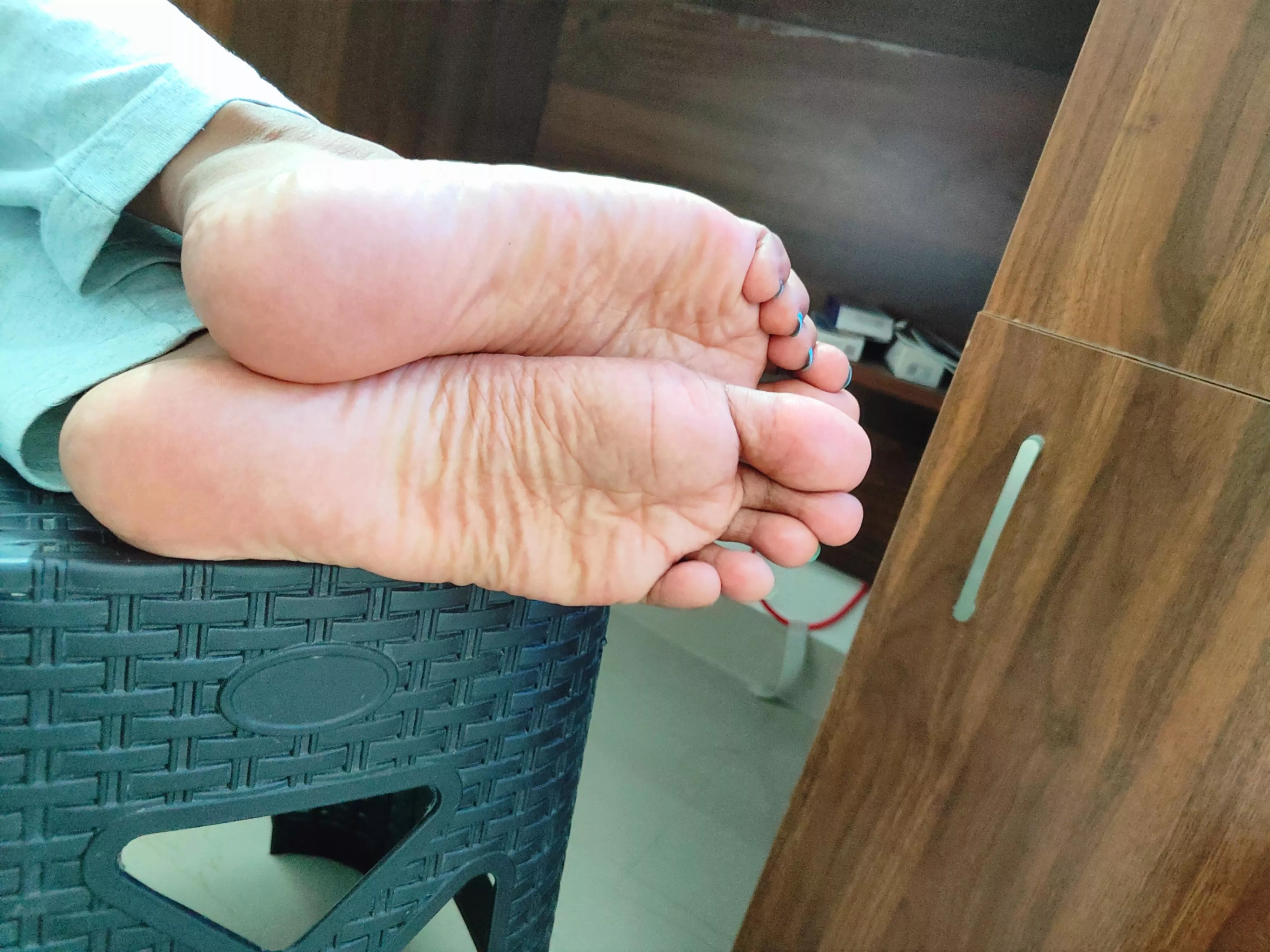 My Indian paws resting after a long day at work👣