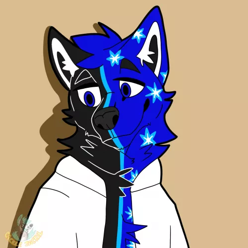 Since my last post got so many comments, here's another piece of art of my floofers