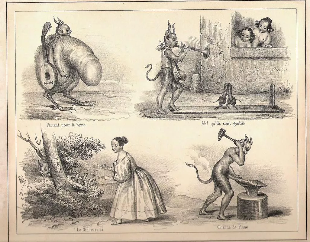 Sir, For the amusement of new and old patrons alike, I would like to share an unusual illustrated publication from my private Library.