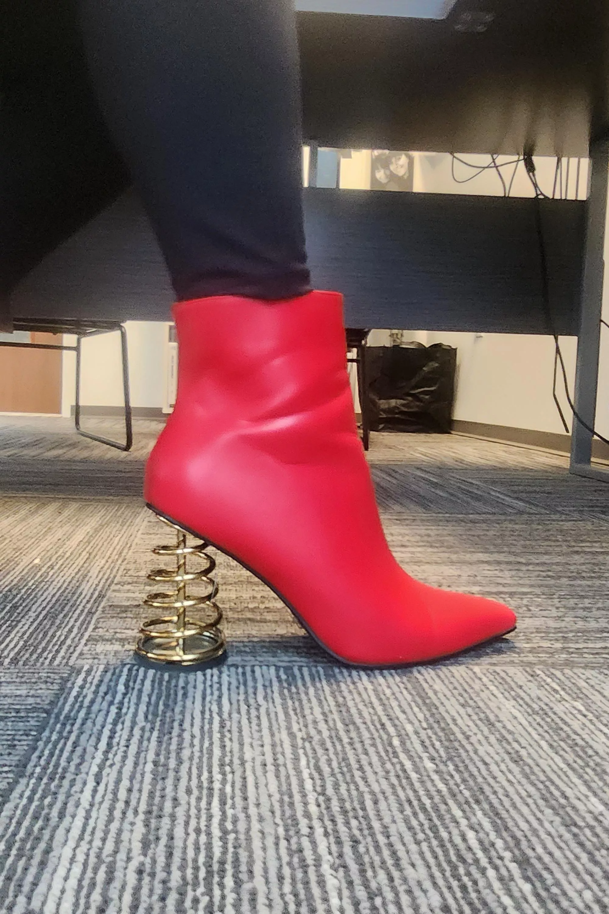Springing into action with new booties today