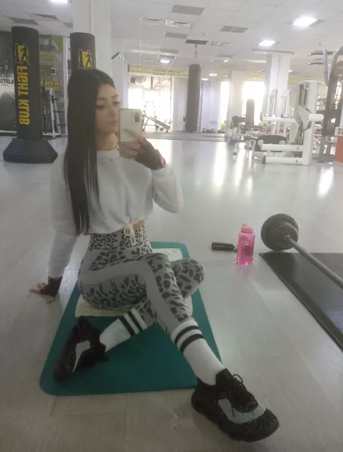 Those animal print leggings make me feel like a cat, a naughty one