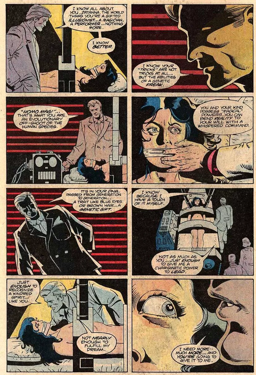 Zatanna kidnapped and naked