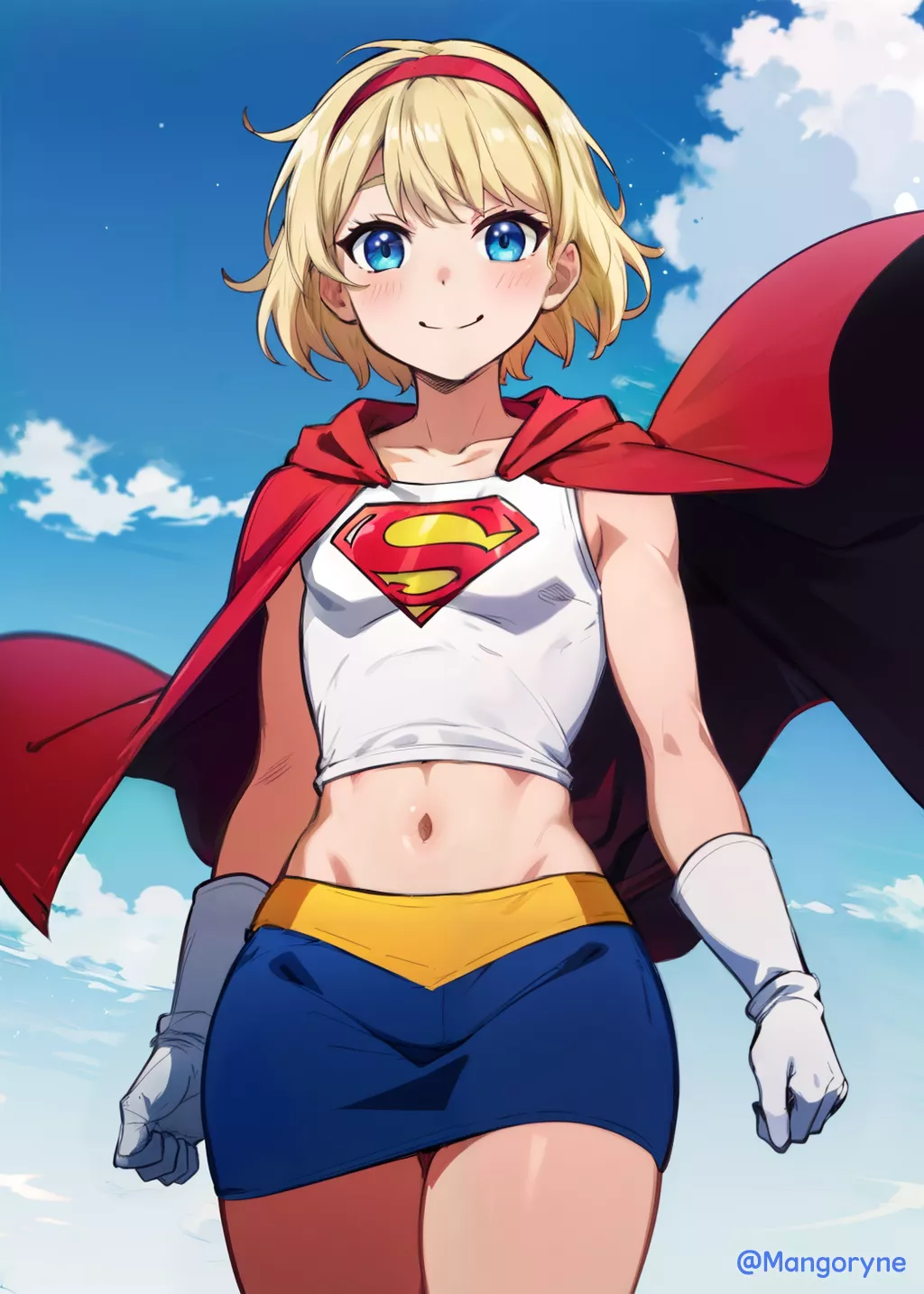 Elie — Supergirl cosplay (AI)