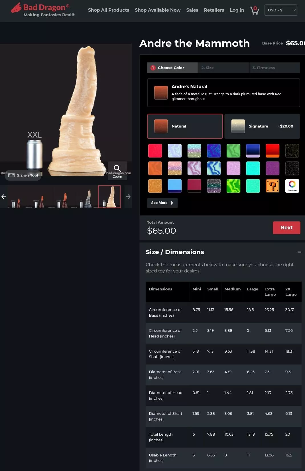 FYI: Andre's page is up