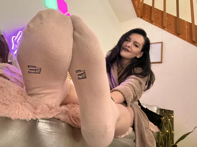 I'll keep my sock on while we are in bed together [F]