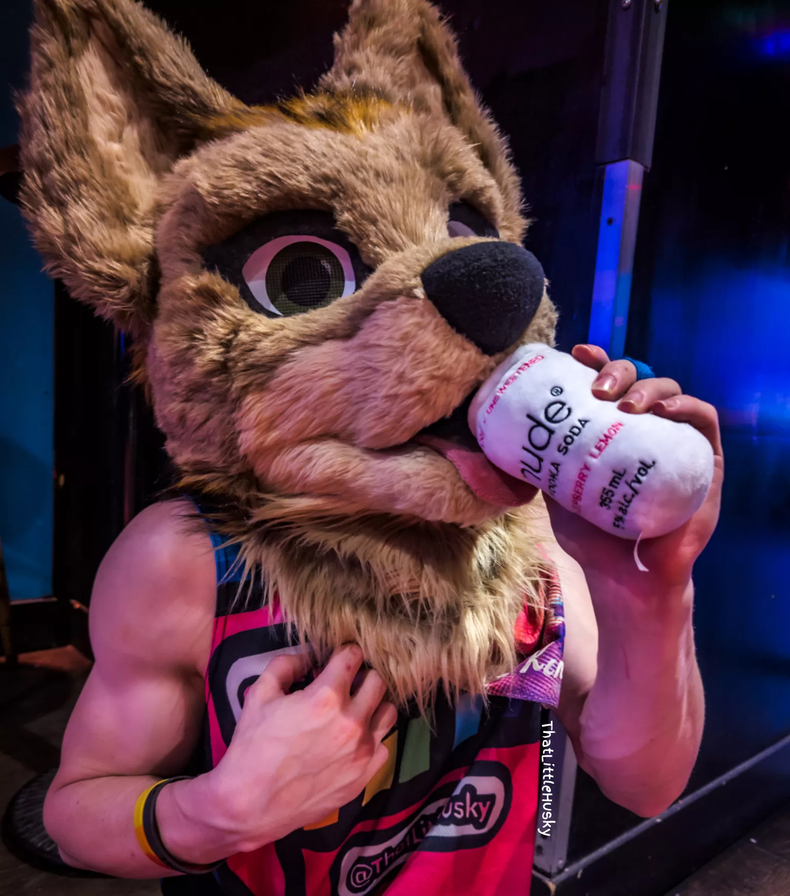 Keep your Service Pup hydrated with nude soda! 💦🐕‍🦺