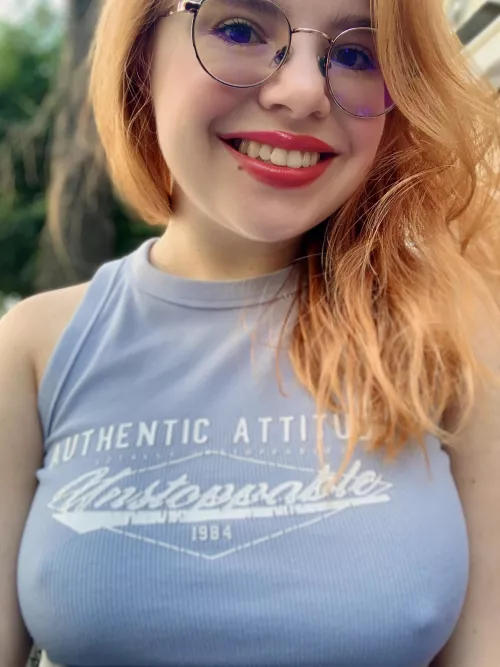 there are only two types of men: those who notice a smile first and those who notice nipples first