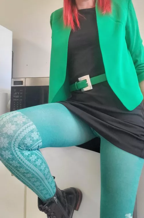 Wolford tights and tight black dress