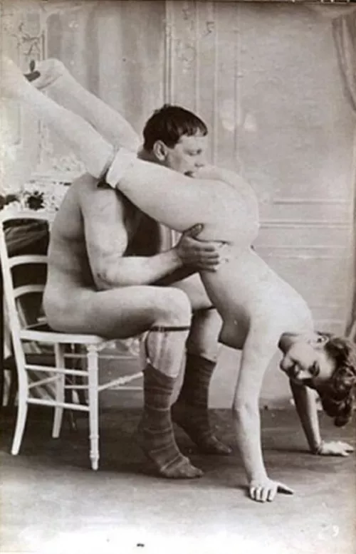 back in the old days we had a different way of eating pussy