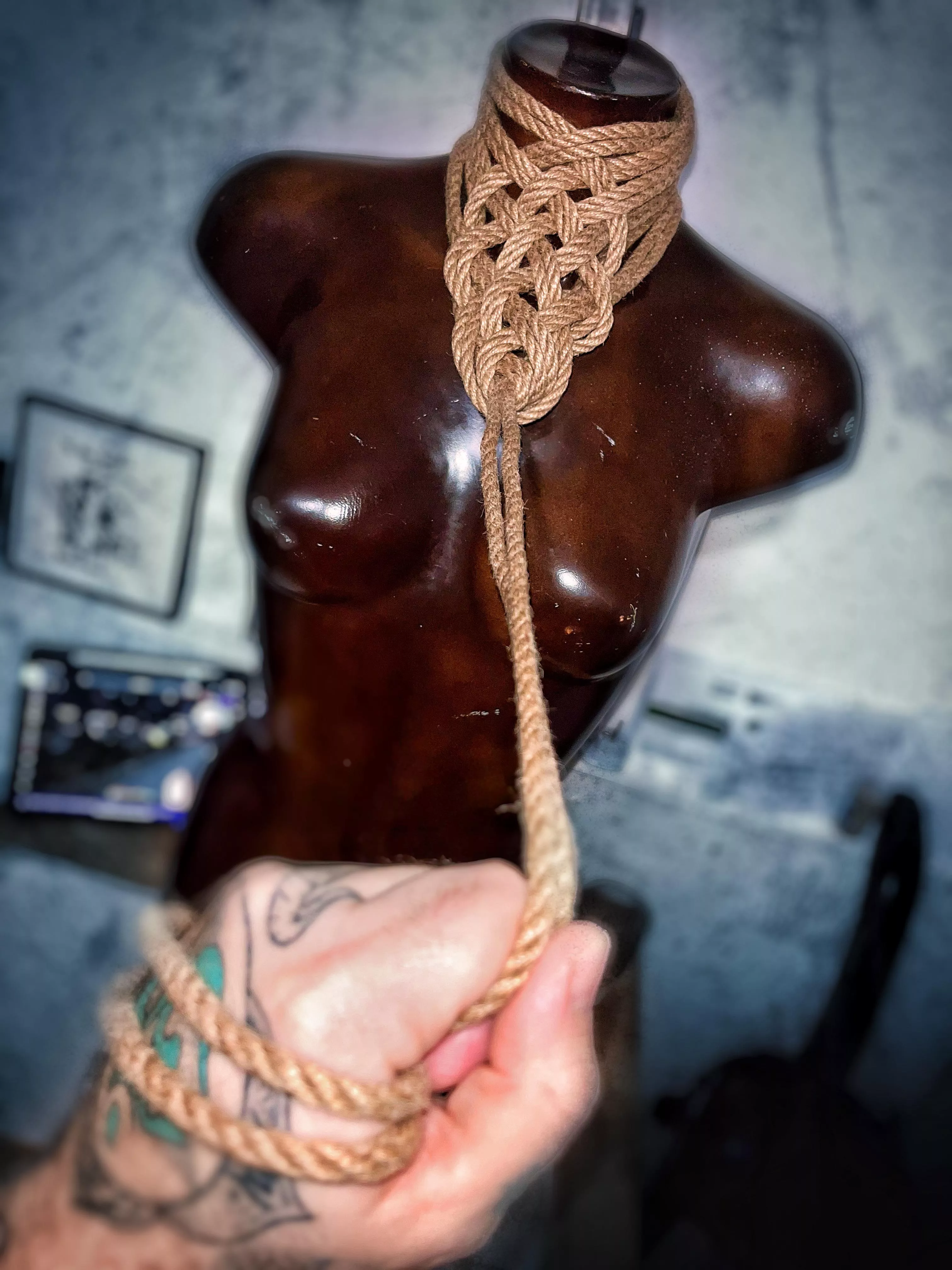 Decorative collar w leash