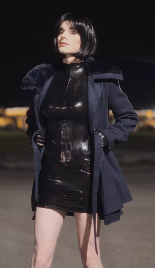 Hiding under my coat