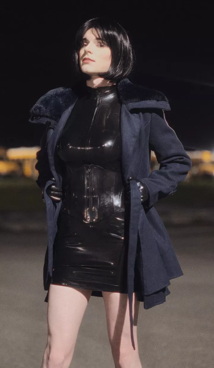 Hiding under my coat