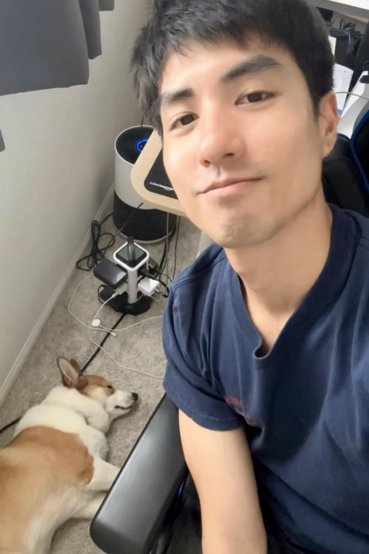 His usual afternoon nap spot