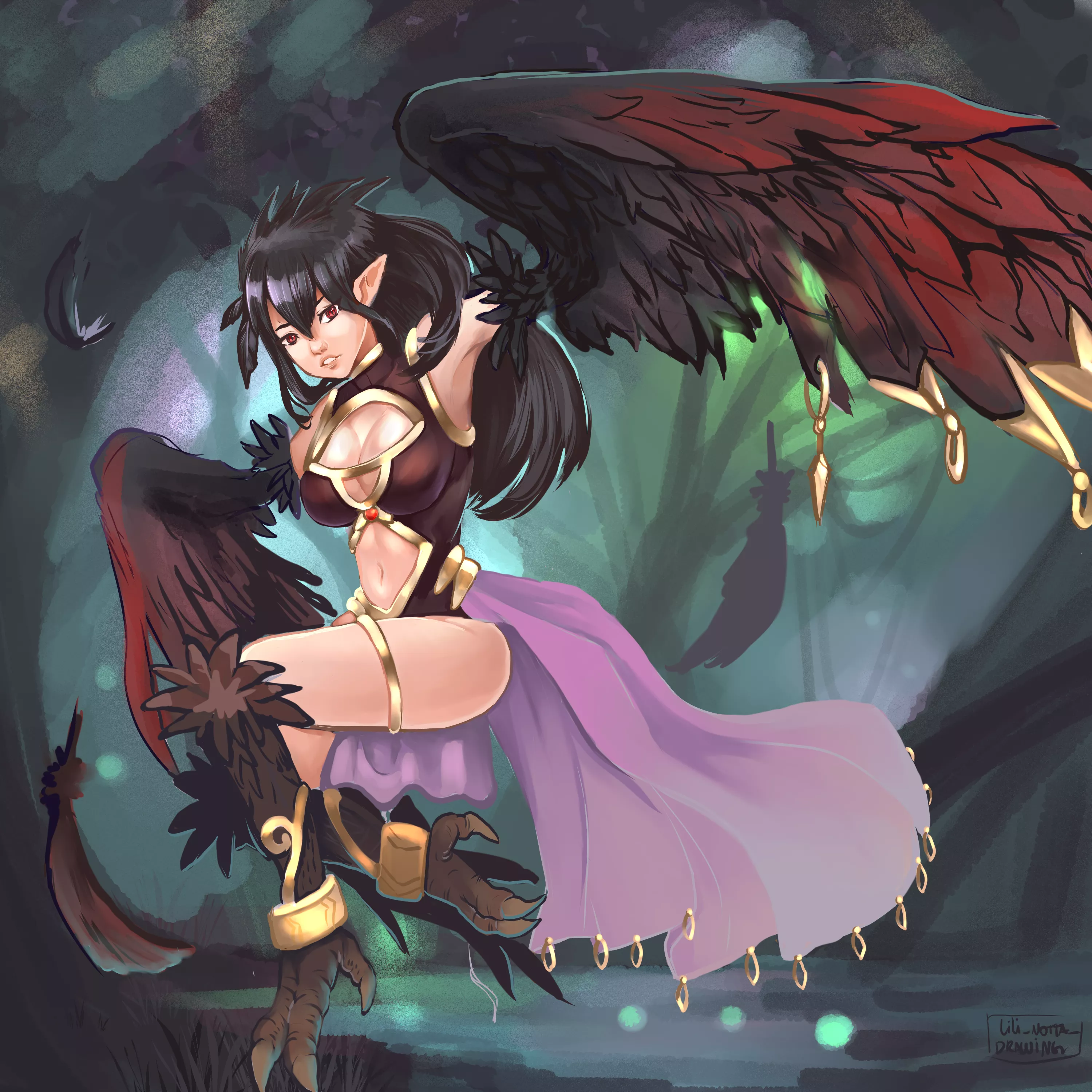 I made this cute Harpy commission and wanted to share it with you, guys!