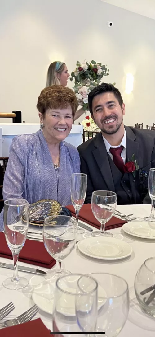 My bro’s wedding and my gma