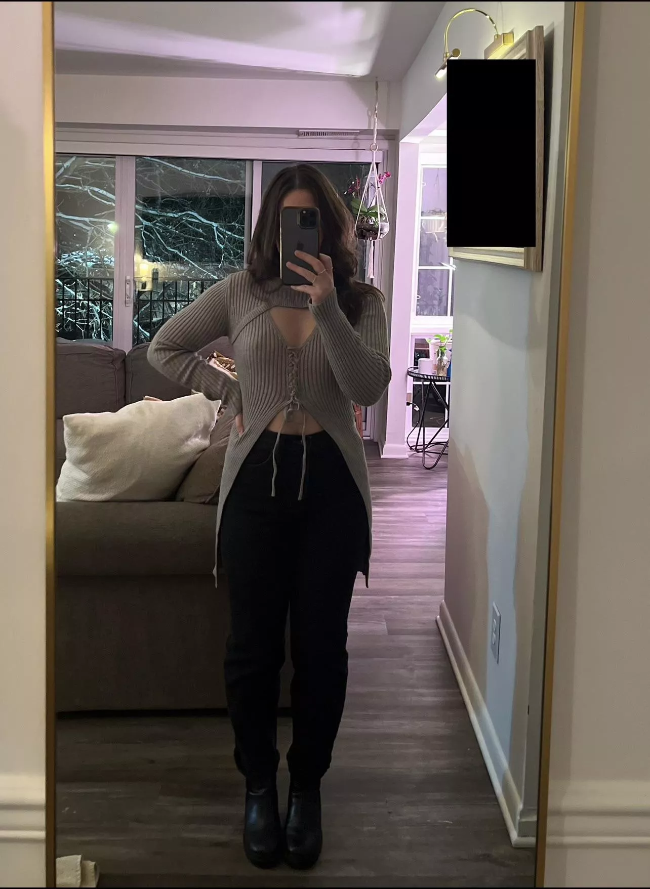 My dinner outfit last weekend 😈👀