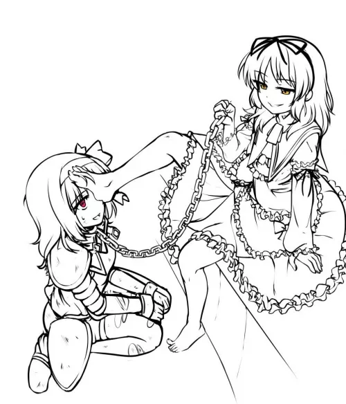 She likes being a footstool [myuk]