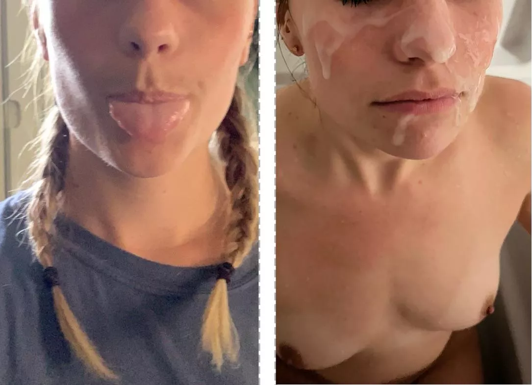 The before and after 😁