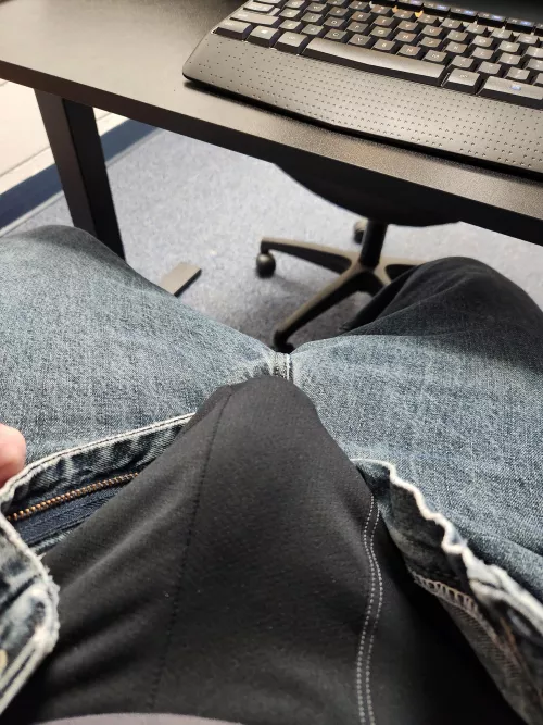 What would you do if you walked into my office and saw me like this