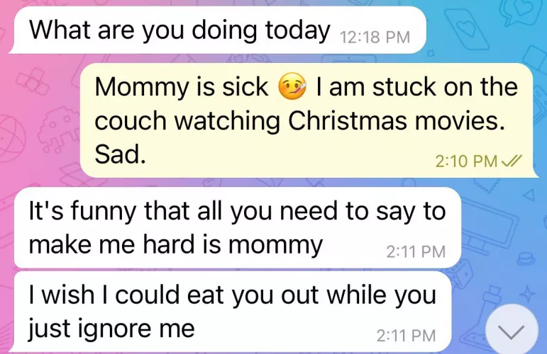 When all it takes is the trigger word… “Mommy”